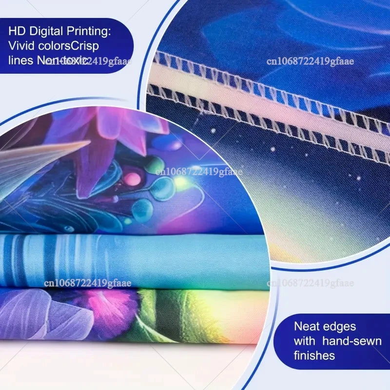 Seven Chakra Tapestry UV Reactive