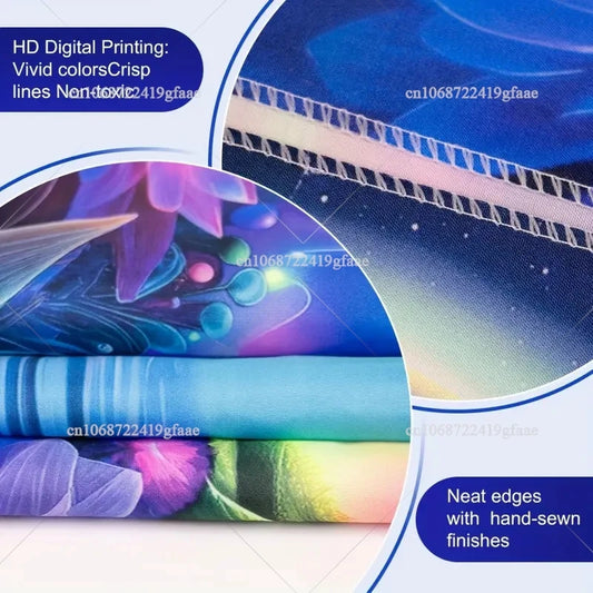 Seven Chakra Tapestry UV Reactive